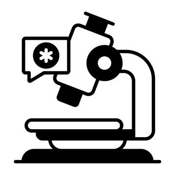 Microscope, lab equipment, Modern concepts flat design, Premium quality vec.. Illustrazione stock