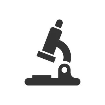 Microscope lab icon. Vector illustration. Business concept microscope pictogr Stock Illustration