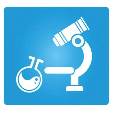 Microscope, lab Stock Illustration