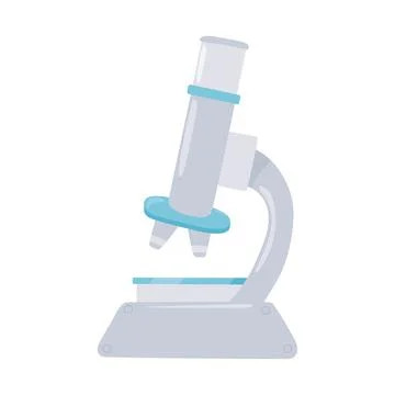 Microscope laboratory equipment Stock Illustration