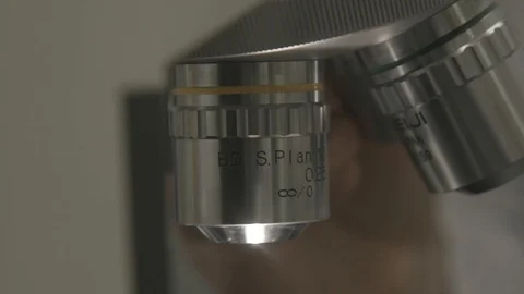 Microscope in a Laboratory 스톡 동영상 126938301