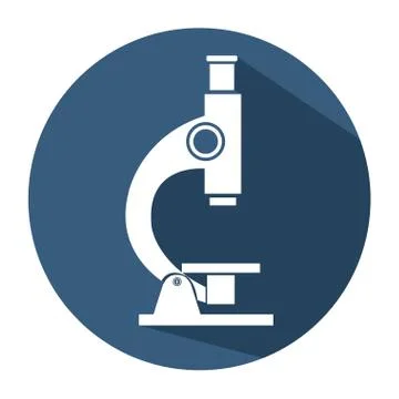 Microscope laboratory isolated icon Stockillustratie