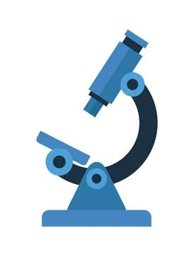 Microscope laboratory supply Stock Illustration