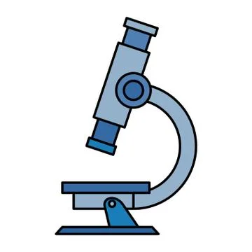 Microscope laboratory supply isolated icon Stockillustratie