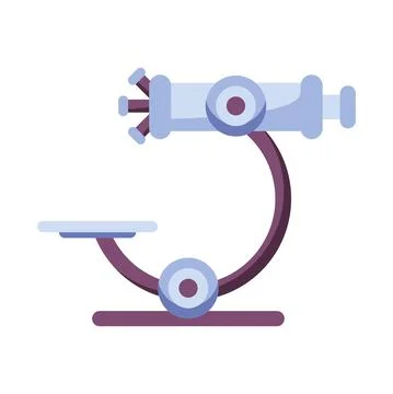 Microscope laboratory tool 스톡 일러스트