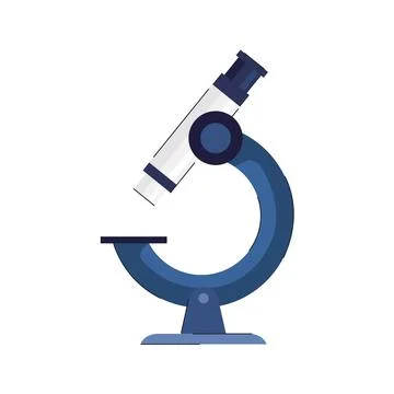 Microscope laboratory tool isolated icon Stock Illustration