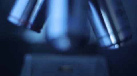 Microscope lenses Stock Footage 45425910