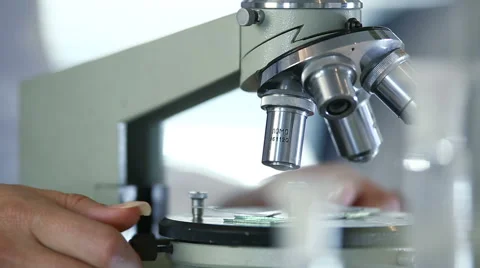 Microscope Medical Laboratory Stock Footage 67749398