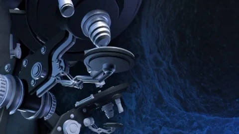 Microscope medical laboratory Stock Footage 90880192