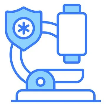 Microscope Modern concepts design, vector illustration Illustrazione stock