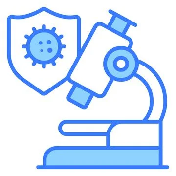 Microscope Modern concepts design, vector illustration Illustrazione stock