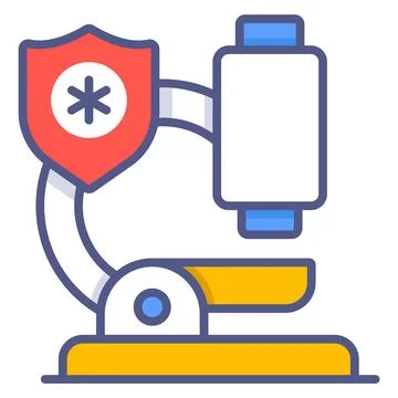 Microscope Modern concepts design, vector illustration Illustrazione stock