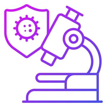 Microscope Modern concepts design, vector illustration Illustrazione stock