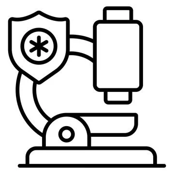 Microscope Modern concepts design, vector illustration Illustrazione stock