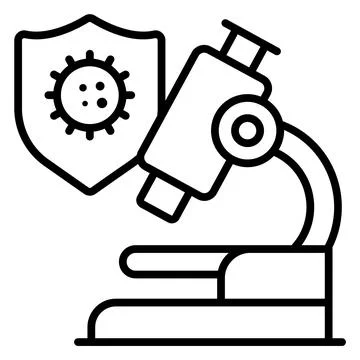 Microscope Modern concepts design, vector illustration Illustrazione stock