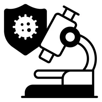 Microscope Modern concepts design, vector illustration Illustrazione stock