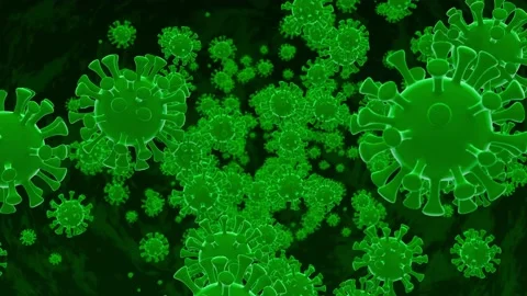 Microscope novel coronavirus virus Stock Footage 208935963