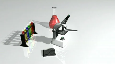 Microscope Pan - HD 1080 Video stock 156155