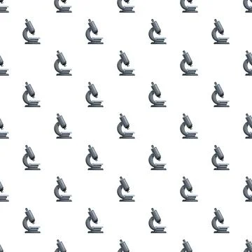 Microscope pattern creating scientific research background イラスト素材