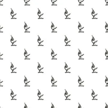 Microscope pattern Stockillustratie