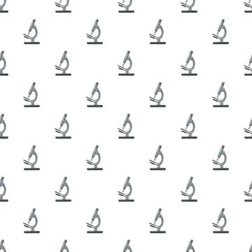 Microscope pattern seamless Stockillustratie