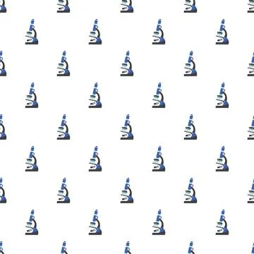 Microscope pattern seamless Stock Illustration