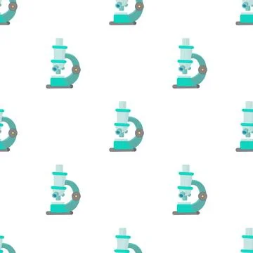 Microscope pattern seamless vector Stockillustratie