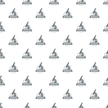 Microscope pattern vector seamless Stockillustratie