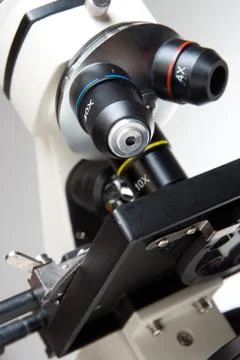 Microscope Foto stock