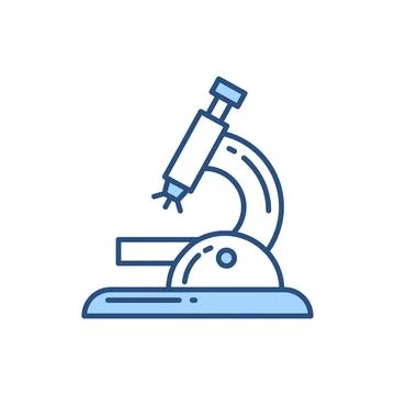 Microscope related vector icon. Illustrazione stock