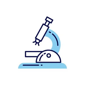 Microscope related vector icon. Illustrazione stock