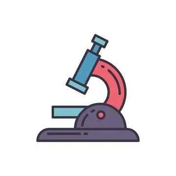 Microscope related vector icon. Illustrazione stock