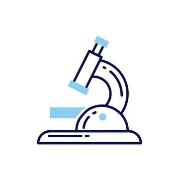 Microscope related vector icon. Illustrazione stock
