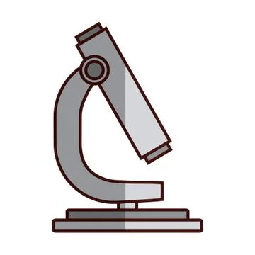 Microscope science tool Ilustração Stock