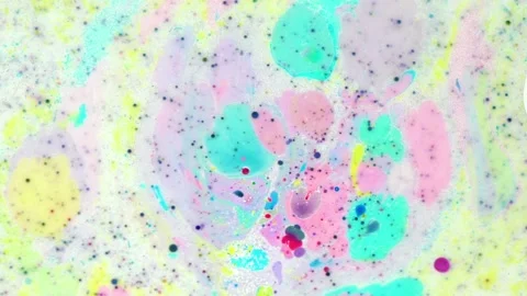 Microscope scientific view simulation of cells and blood flowing Video stock 170120960