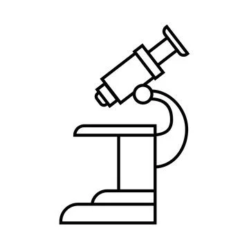 Microscope semi flat color vector object Illustrazione stock