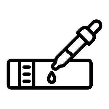 Microscope slide Vector Icon Design Illustration Stock Illustration