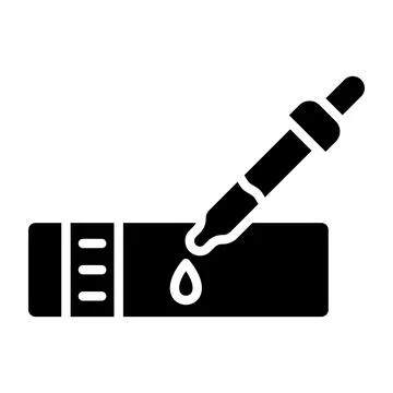 Microscope slide Vector Icon Design Illustration Stock Illustration