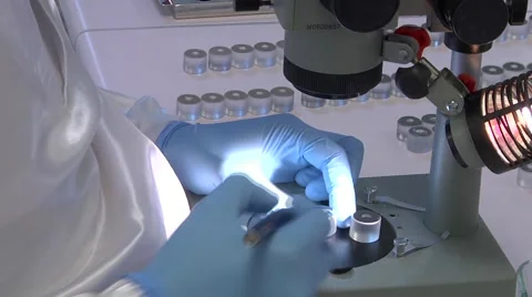 Microscope in technology laboratory 動画素材 40116908