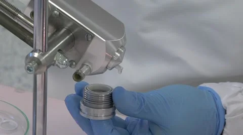 Microscope in technology laboratory 動画素材 40121123