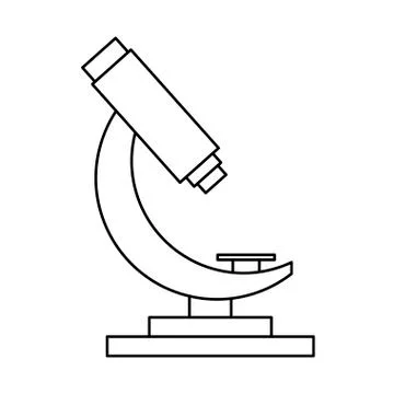 Microscope tool icon Ilustração Stock