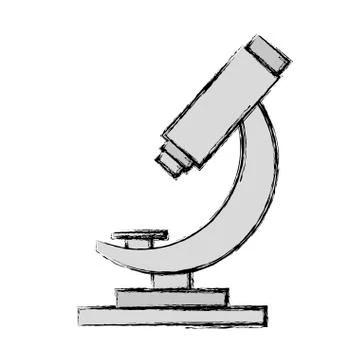Microscope tool icon Ilustração Stock