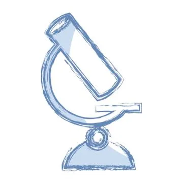 Microscope tool icon Ilustração Stock