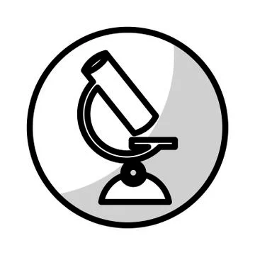 Microscope tool icon Ilustração Stock