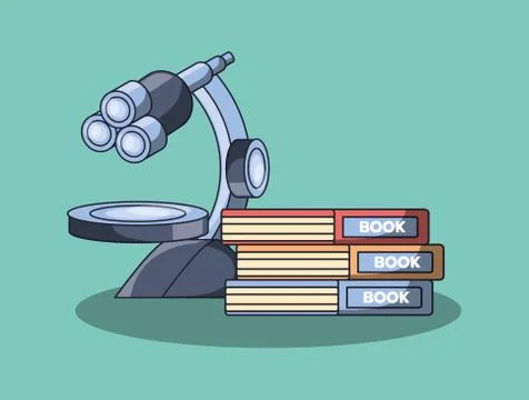 Microscope tool icon Ilustração Stock