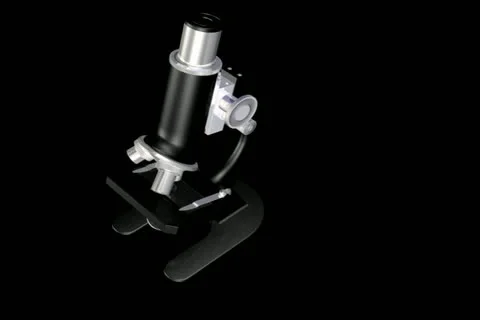Microscope Transition Stock Footage 10870592