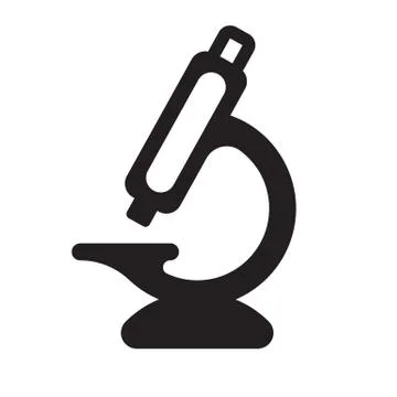 Microscope vector icon, clinically approved, health safe product certificate  Stock-Illustration