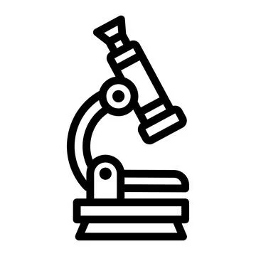Microscope Vector Icon Design Illustration Stock Illustration