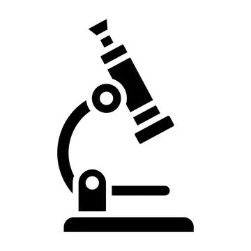 Microscope Vector Icon Design Illustration Stock Illustration