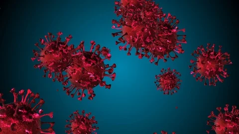 Microscope virus cell. Pandemic bacteria pathogen medical health risk. Stock Footage 127178478